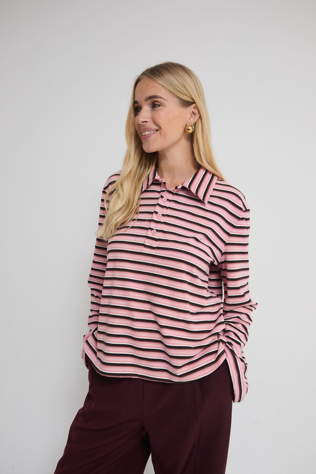 Erin Supersoft Polo Top