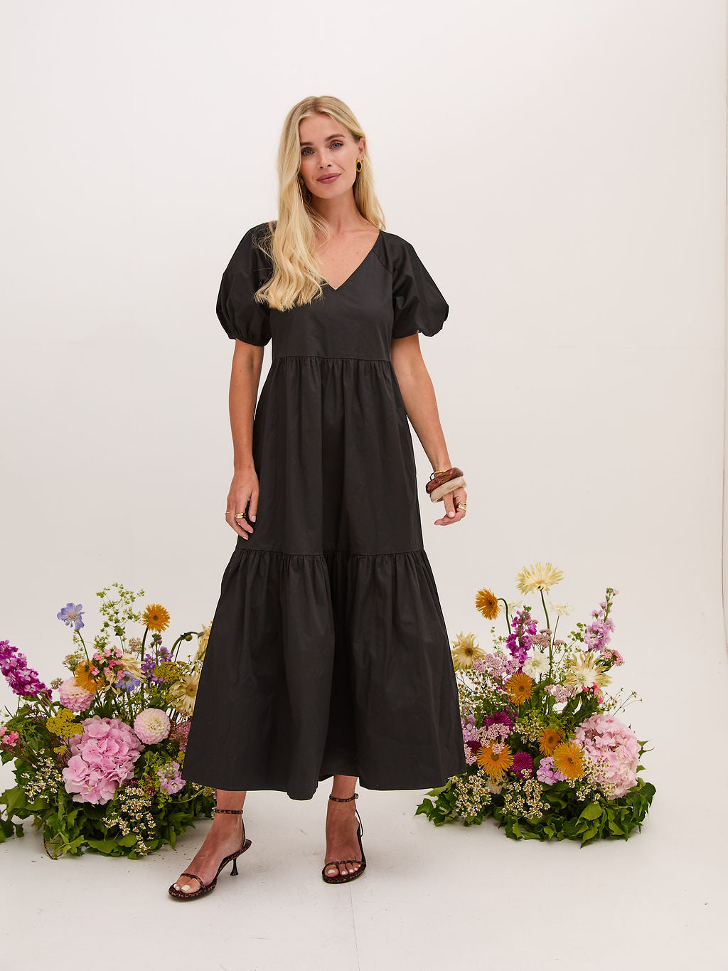 Penny Cotton Poplin Maxi Dress