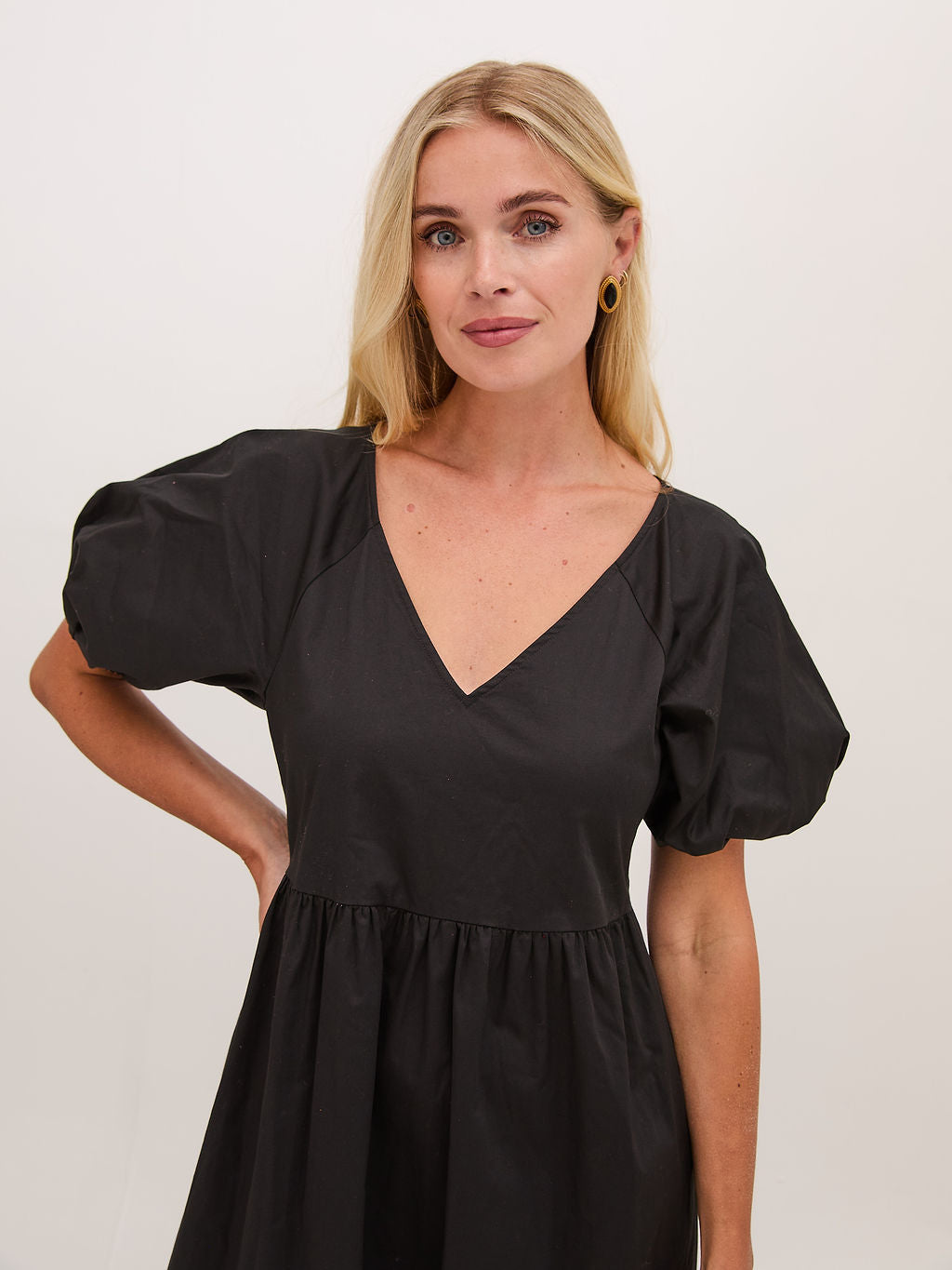 Penny Cotton Poplin Maxi Dress