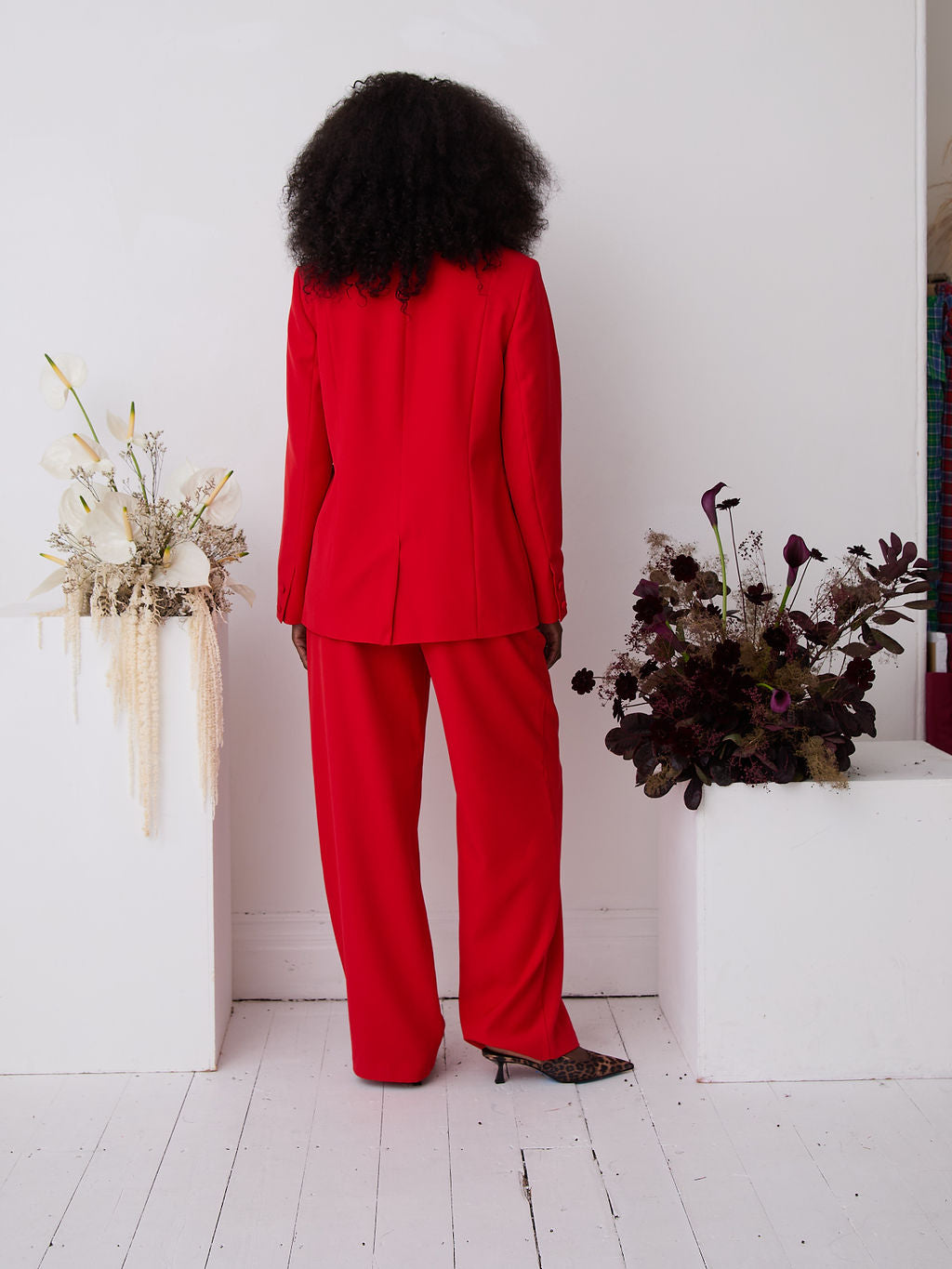 Haley Premium Red Blazer