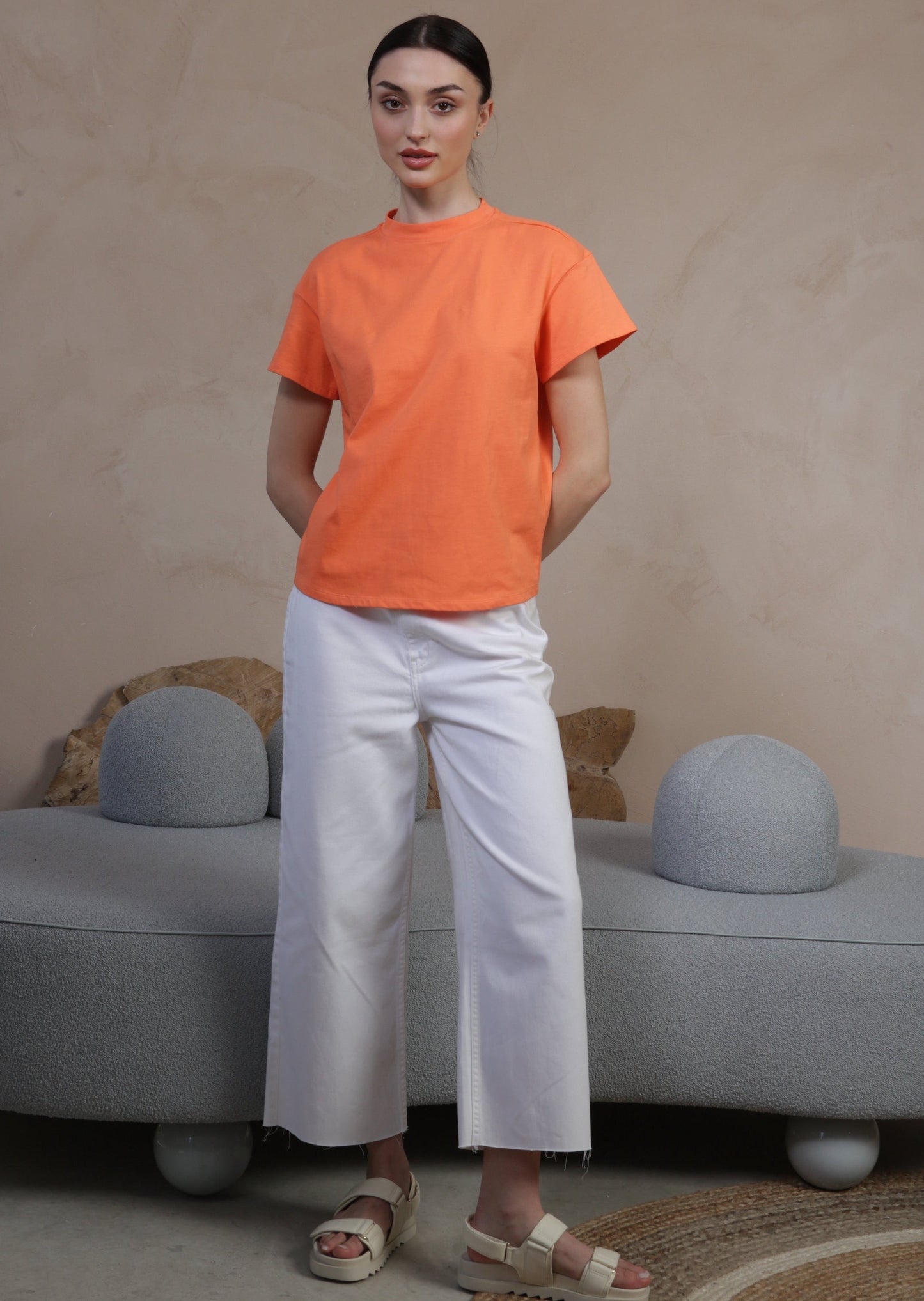 Orange Relaxed T-Shirt