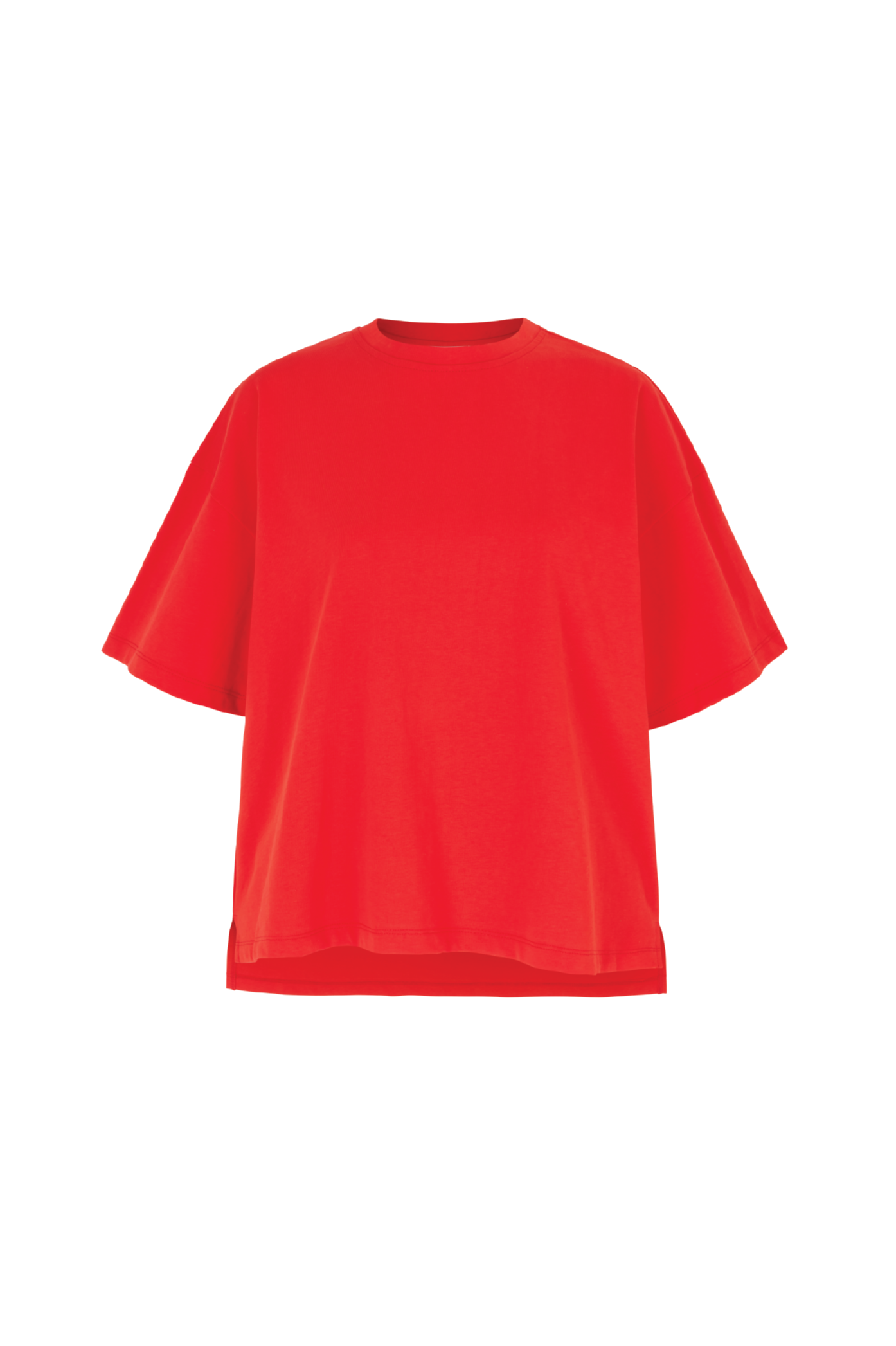 Sara Red Premium Oversized T-Shirt