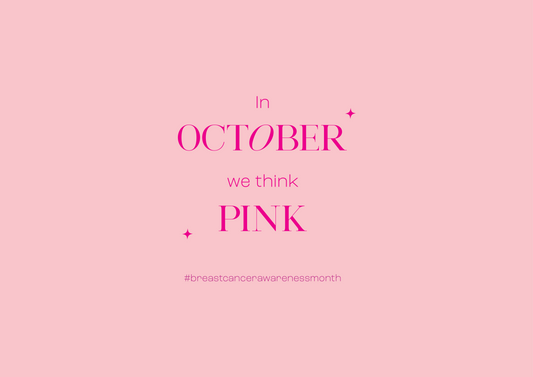 In October we think pink! #breastcancerawarenessmonth