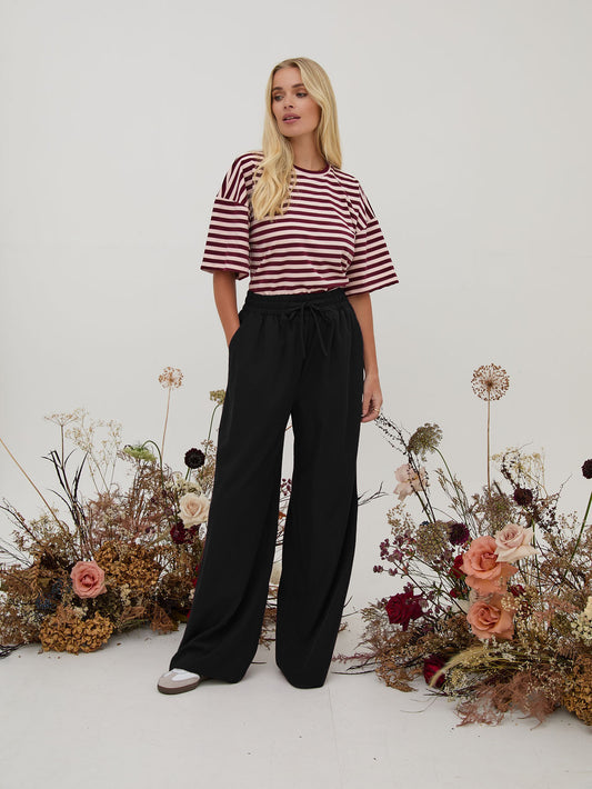 Ebba Black Super Soft Trousers