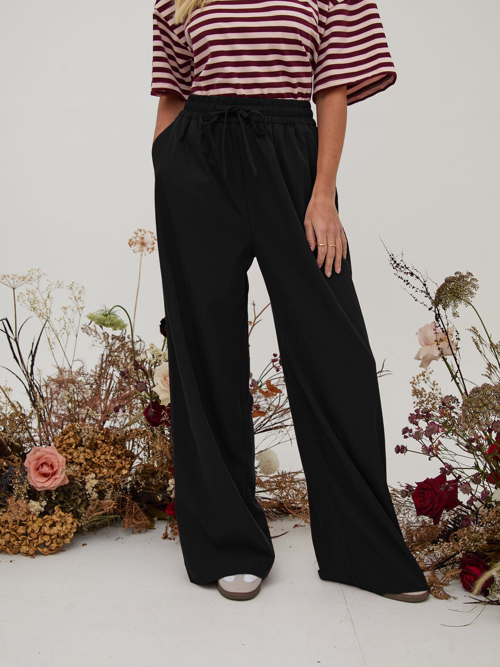 Ebba Black Super Soft Trousers