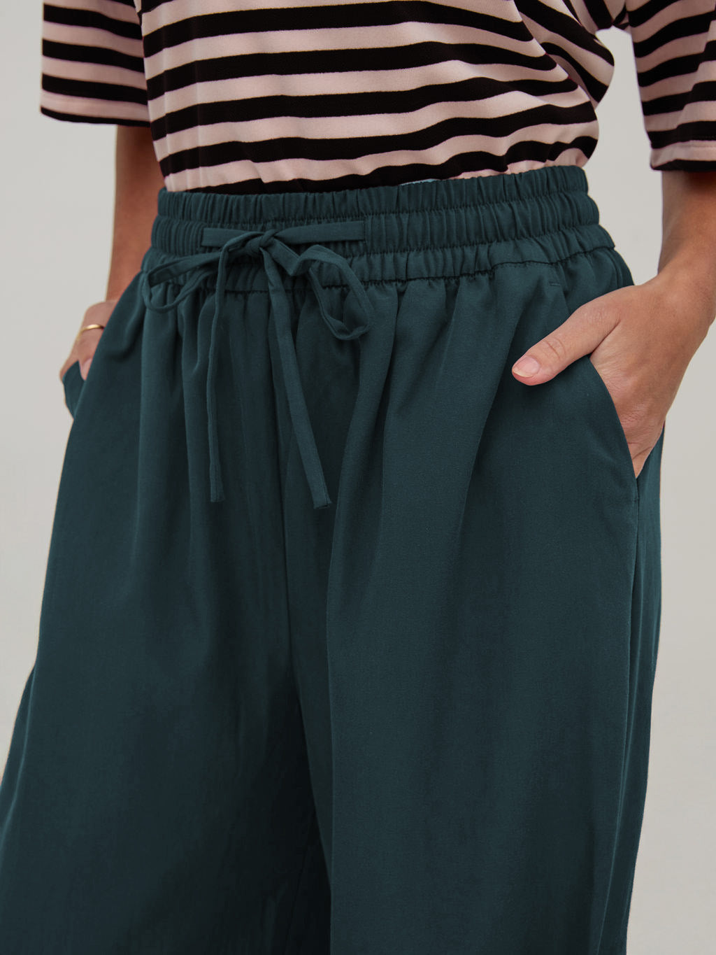 Ebba Teal Super Soft Trousers
