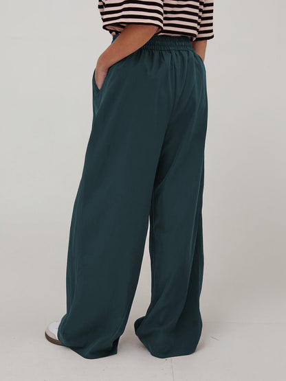 Ebba Teal Super Soft Trousers