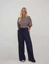Ebba Navy Peached Trousers