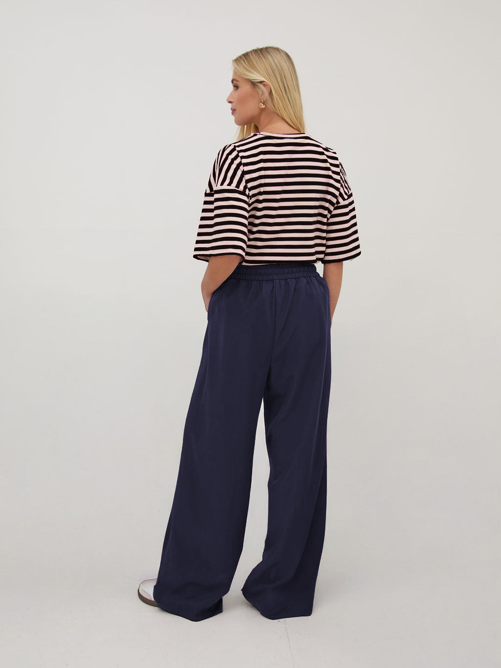 Ebba Navy Super Soft Trousers
