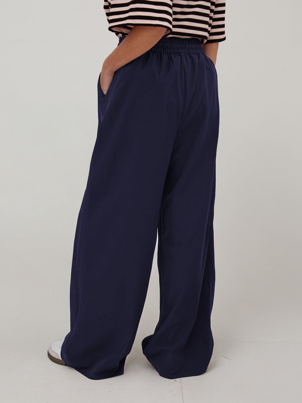 Ebba Navy Super Soft Trousers
