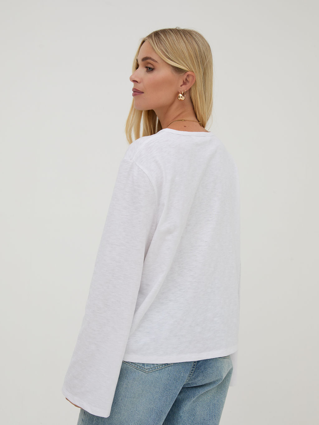 Celine White Cotton Top