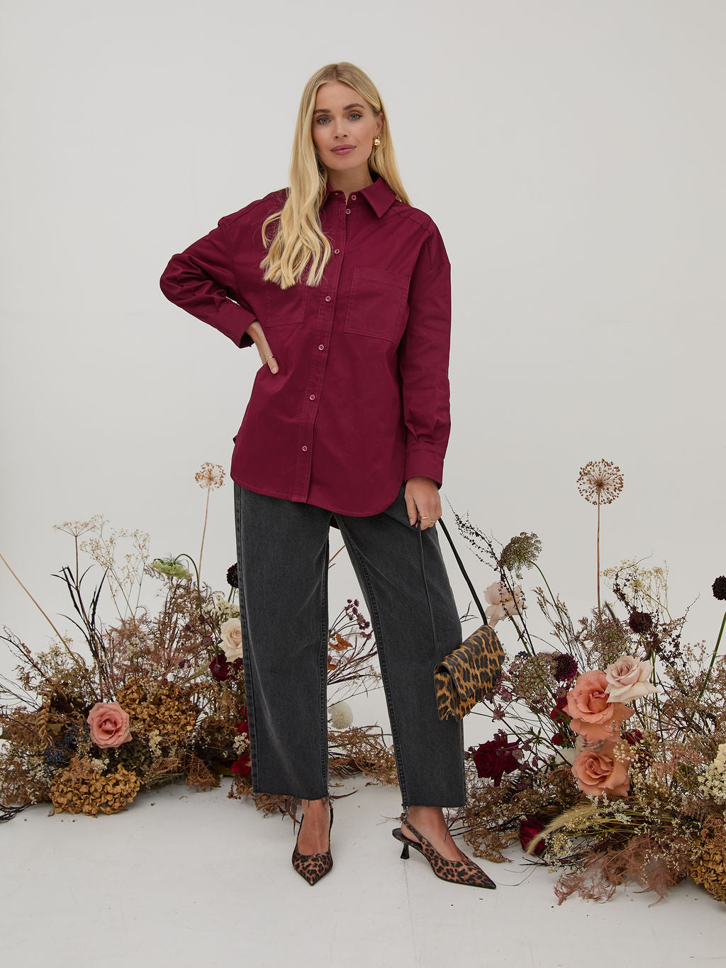 Scarlett Burgundy Soft Touch Ultimate Shirt