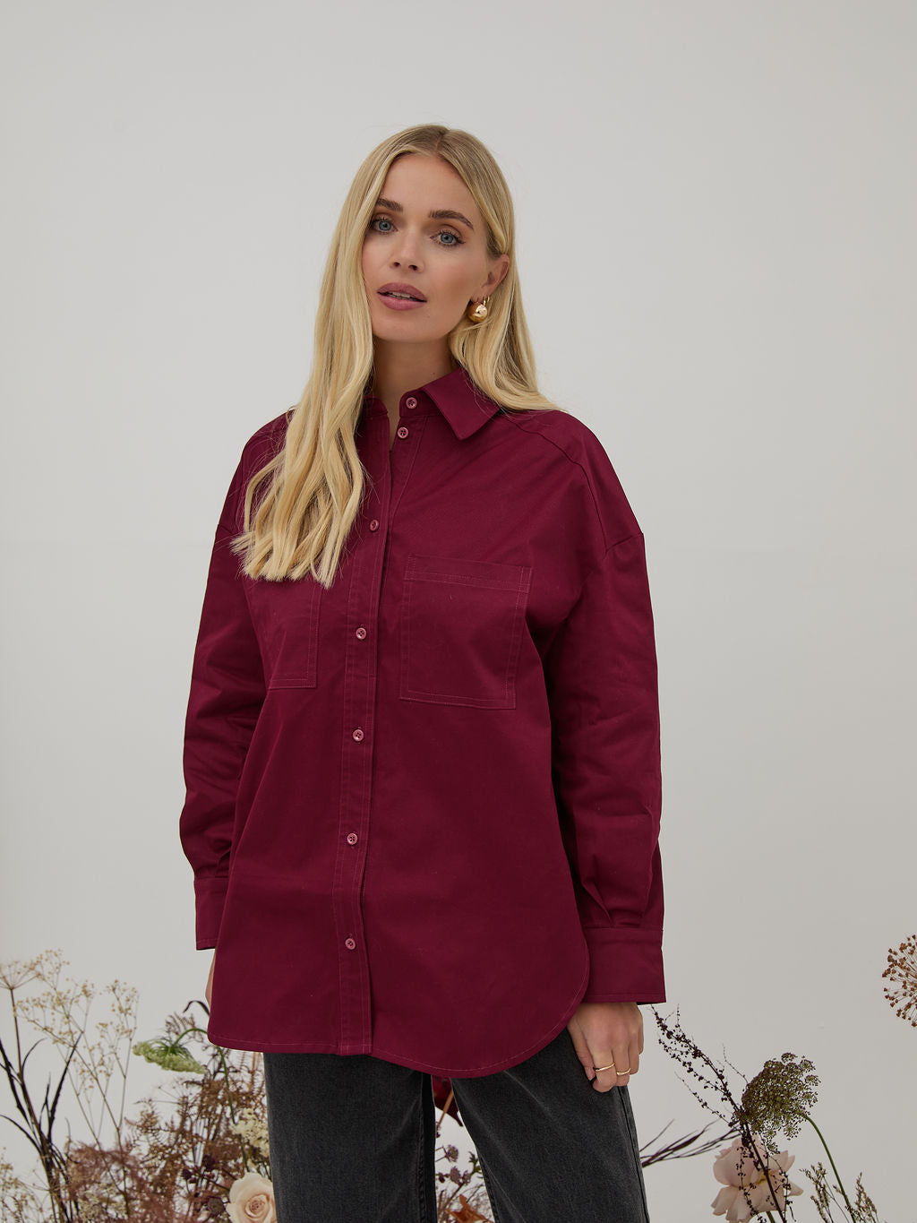 Scarlett Burgundy Soft Touch Ultimate Shirt