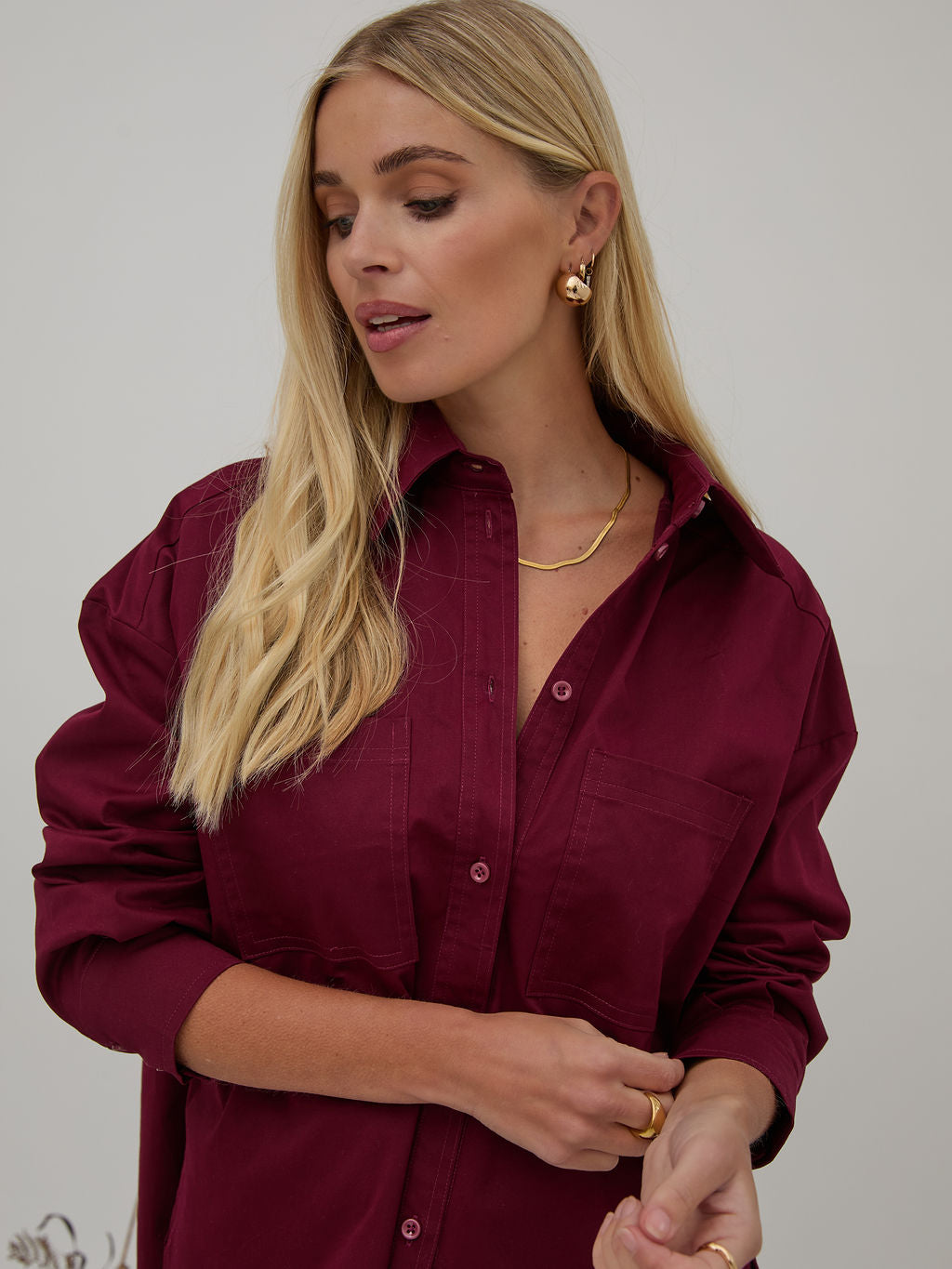 Scarlett Burgundy Soft Touch Ultimate Shirt