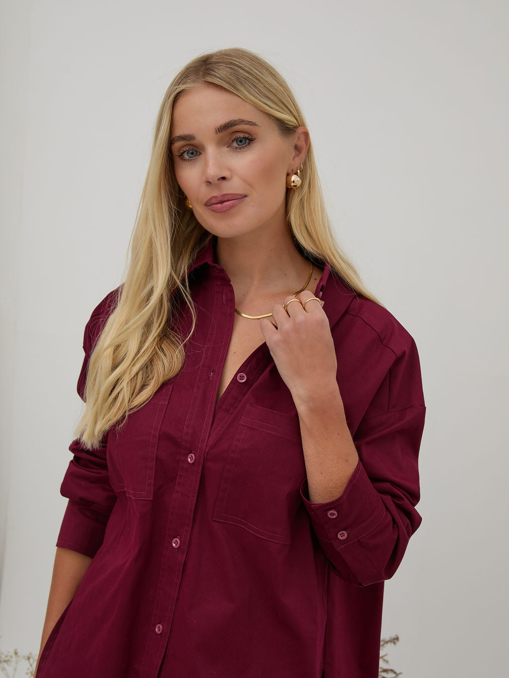 Scarlett Burgundy Soft Touch Ultimate Shirt