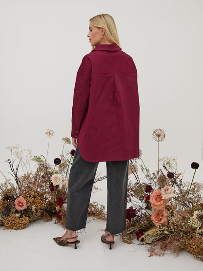 Scarlett Burgundy Soft Touch Ultimate Shirt
