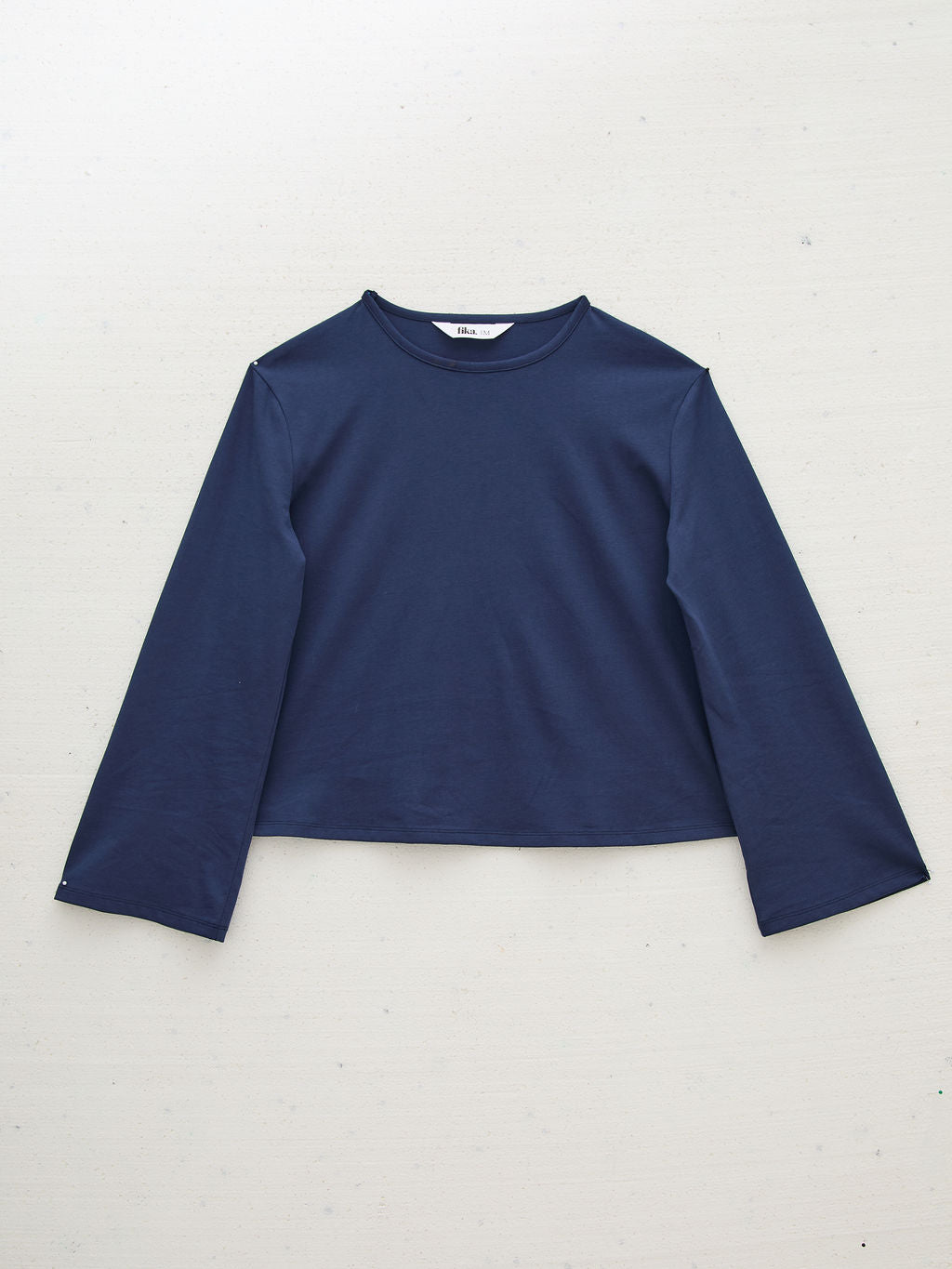 Celine Navy Cotton Top