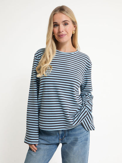 Celine Blue Stripe Super Soft Top