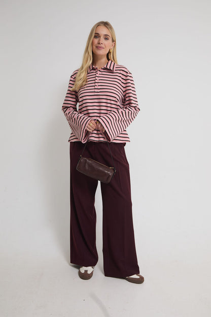 Erin Supersoft Polo Top