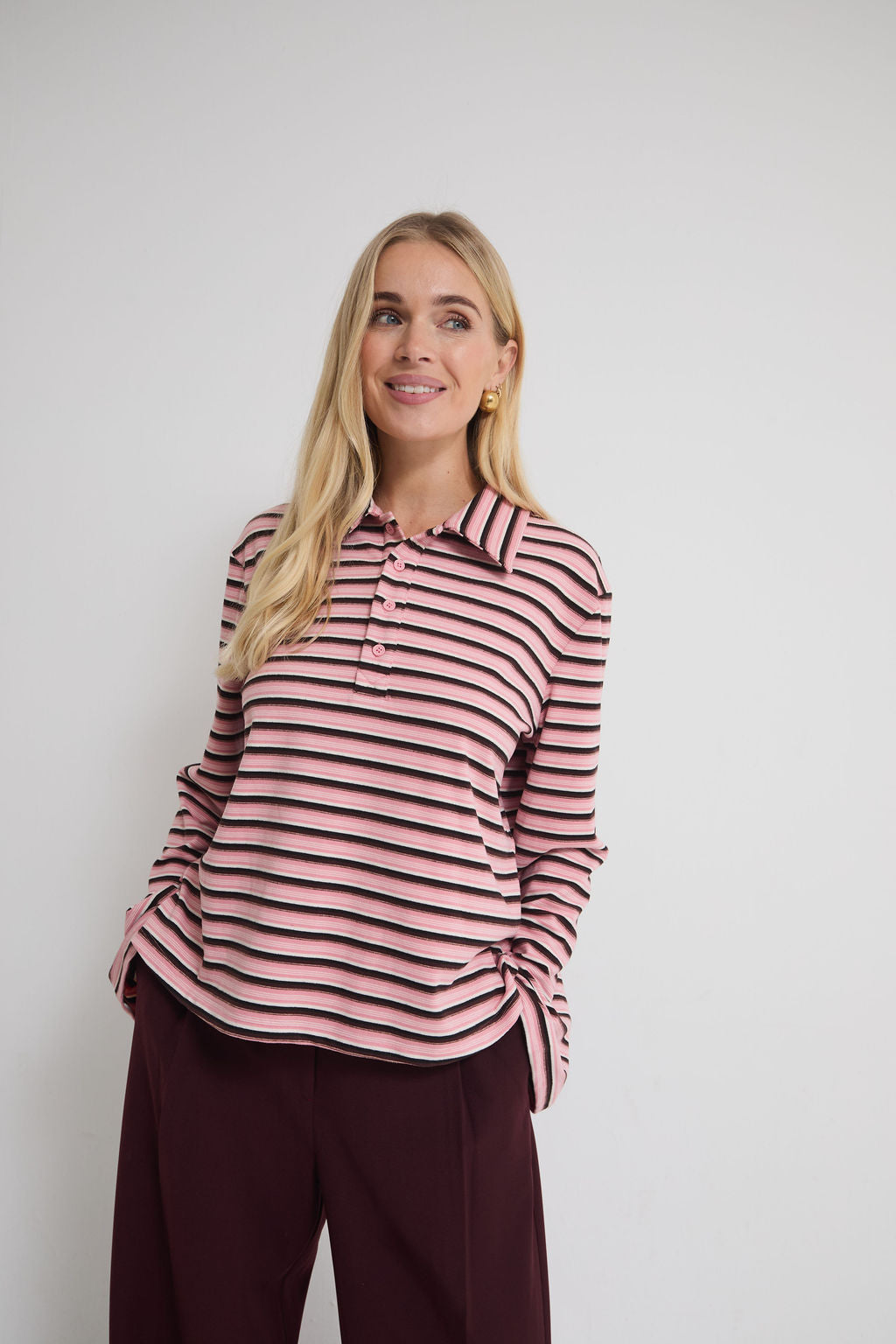 Erin Supersoft Polo Top
