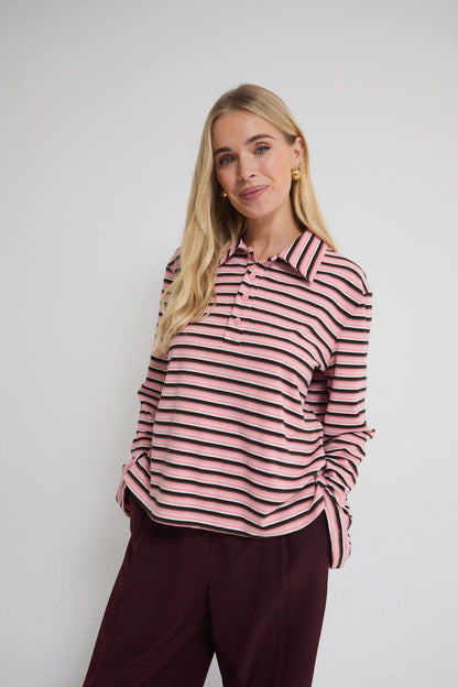 Erin Supersoft Polo Top