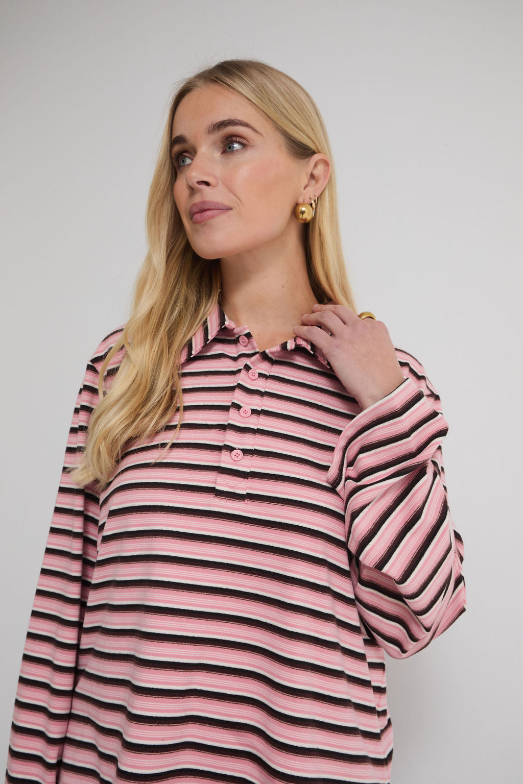Erin Supersoft Polo Top