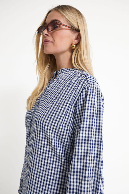Joni Gingham Midi Dress