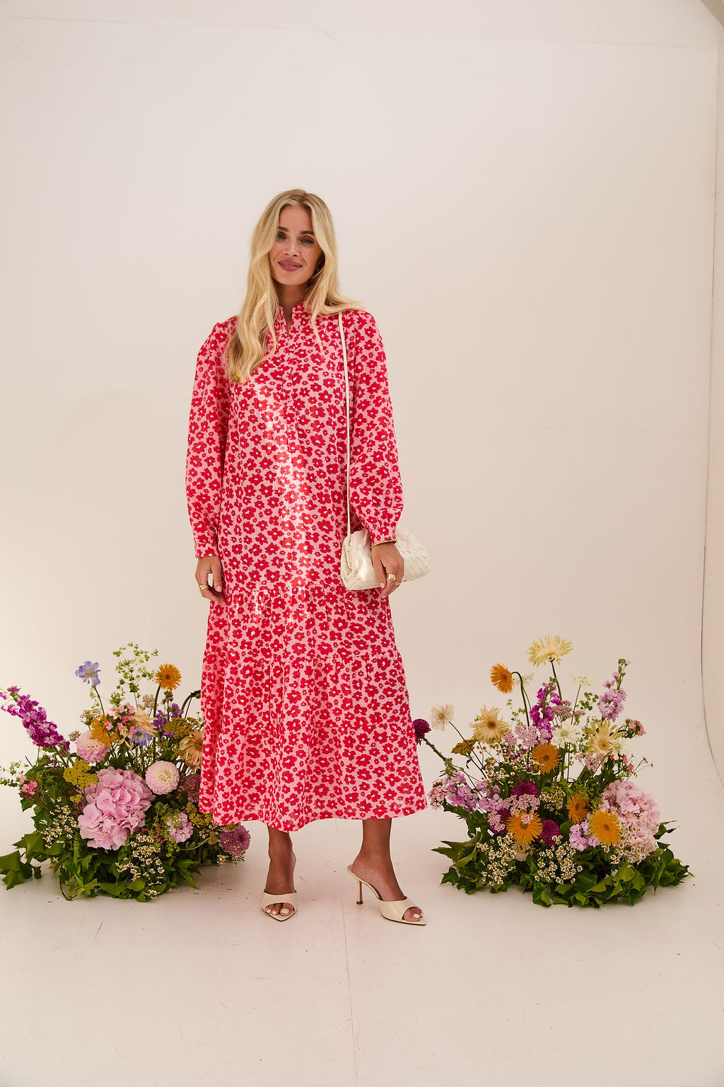 Joni Floral Midi Dress