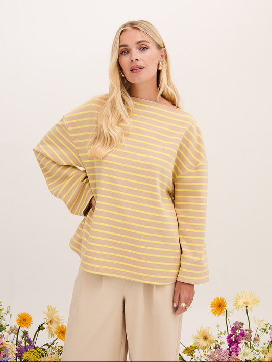 Eleanor Long Sleeve Striped Top