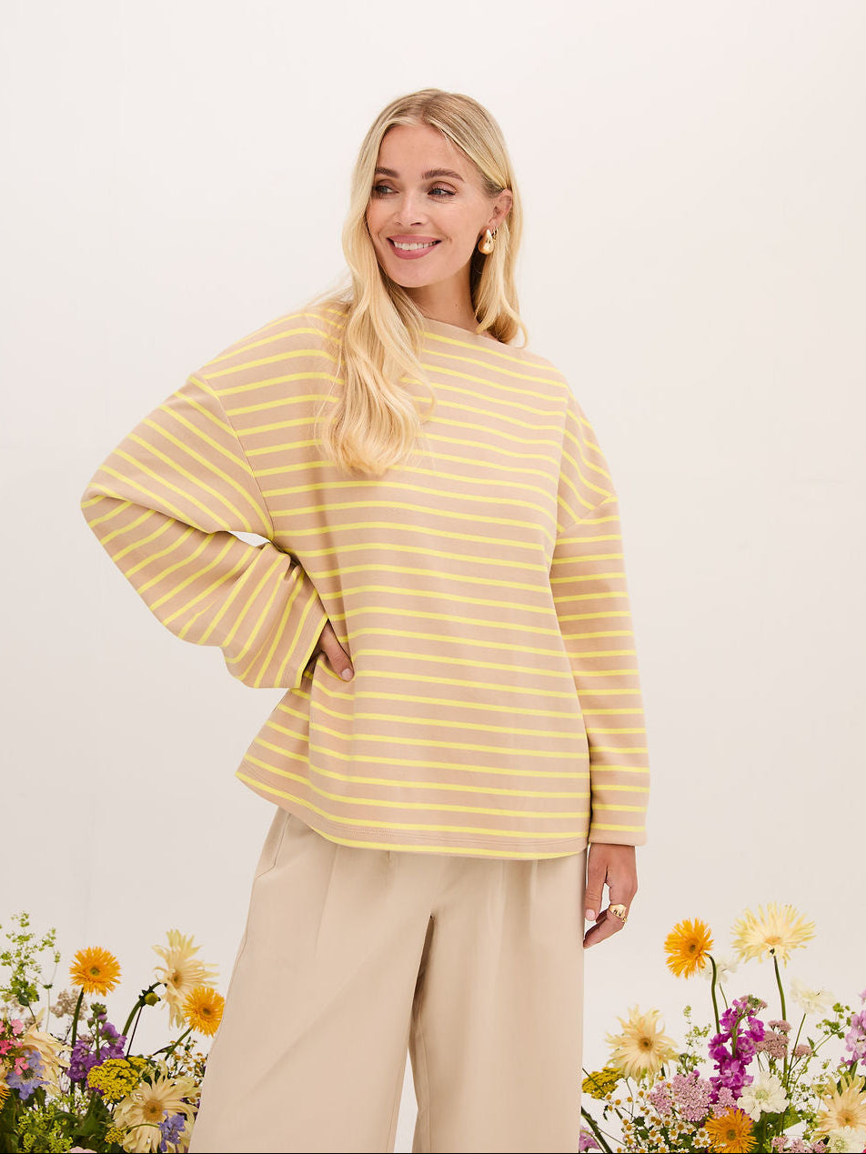 Eleanor Long Sleeve Striped Top