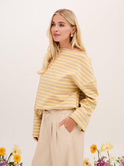 Eleanor Long Sleeve Striped Top