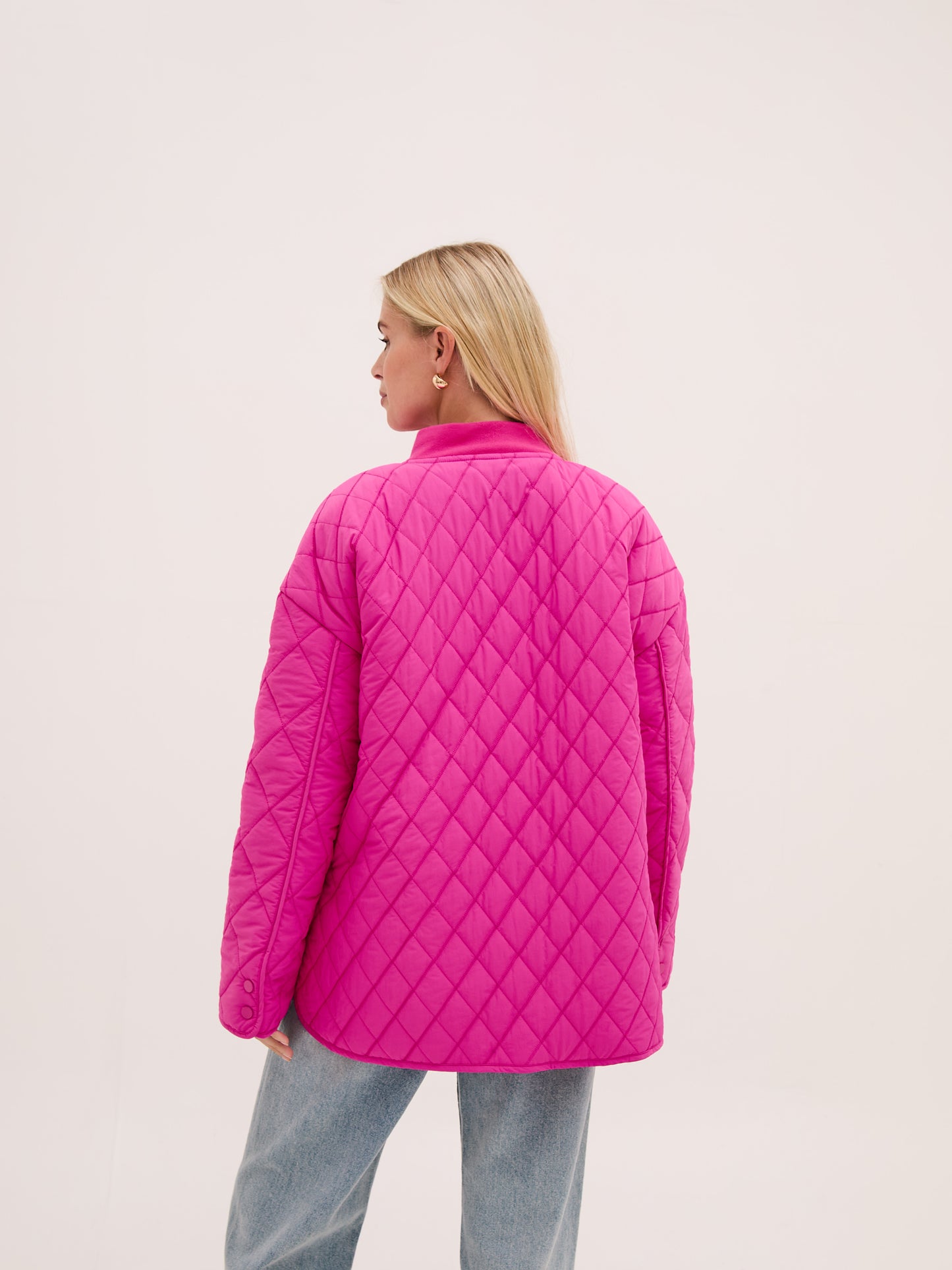 Carla Pink Quilted Jacket