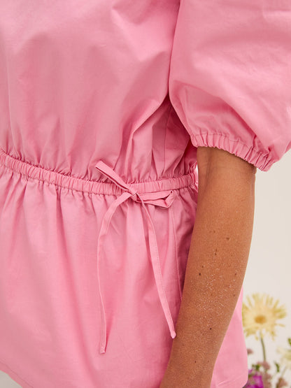 Farah Cotton Puff Sleeve Top