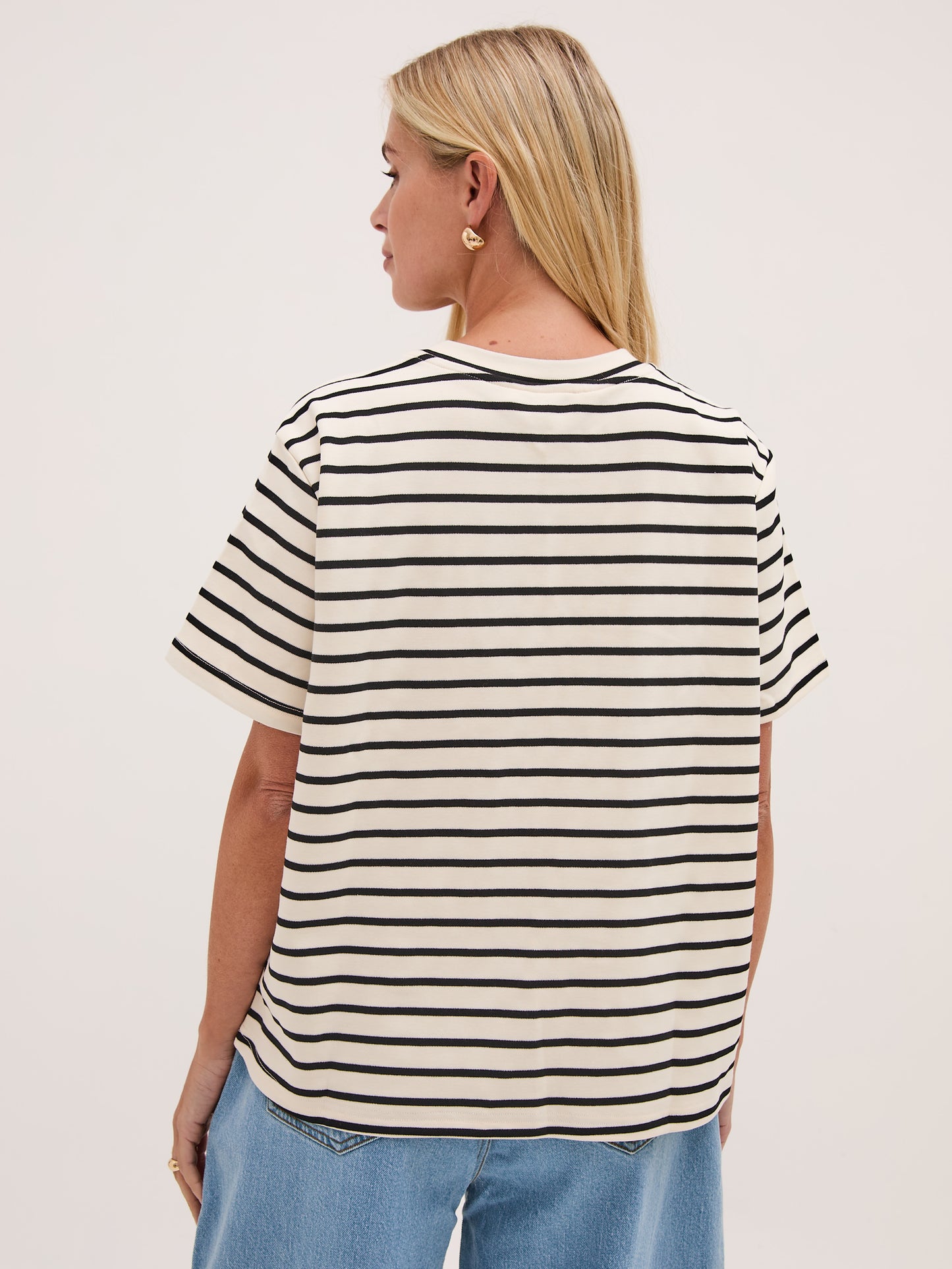 Ennis Black & White Pocket T-Shirt