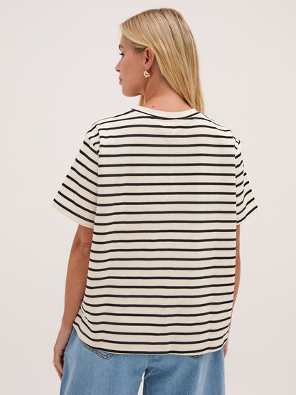 Ennis Black & White Pocket T-Shirt