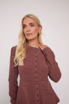 Tove Supersoft Stripe Peplum Top