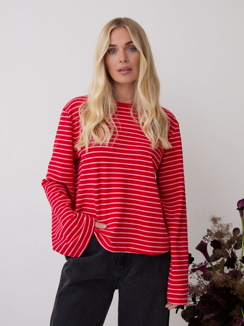 Celine Stripe Super Soft Top