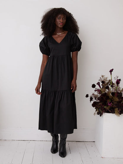 Penny Cotton Poplin Maxi Dress