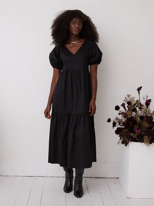 Penny Cotton Poplin Maxi Dress