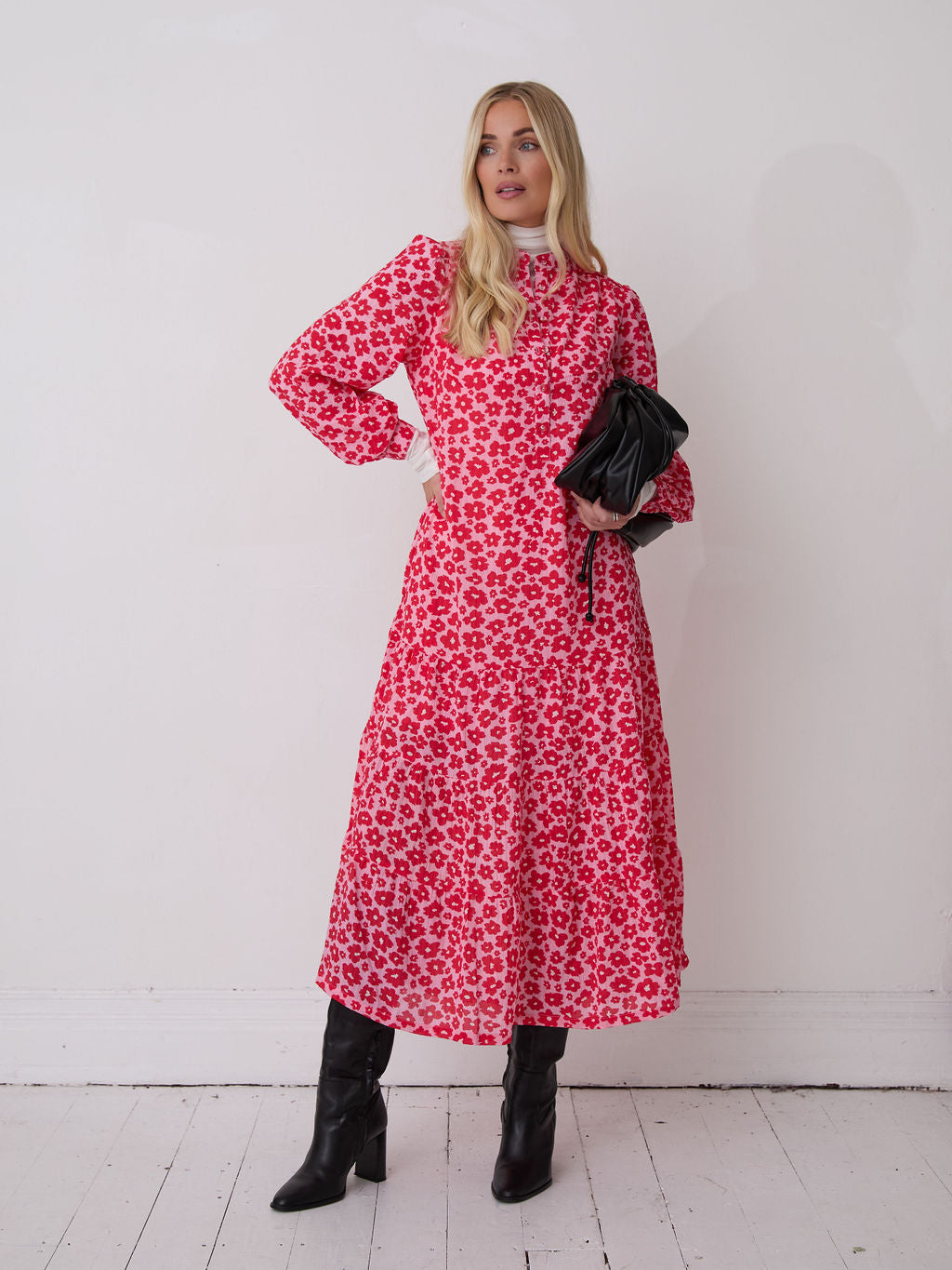 Joni Floral Midi Dress