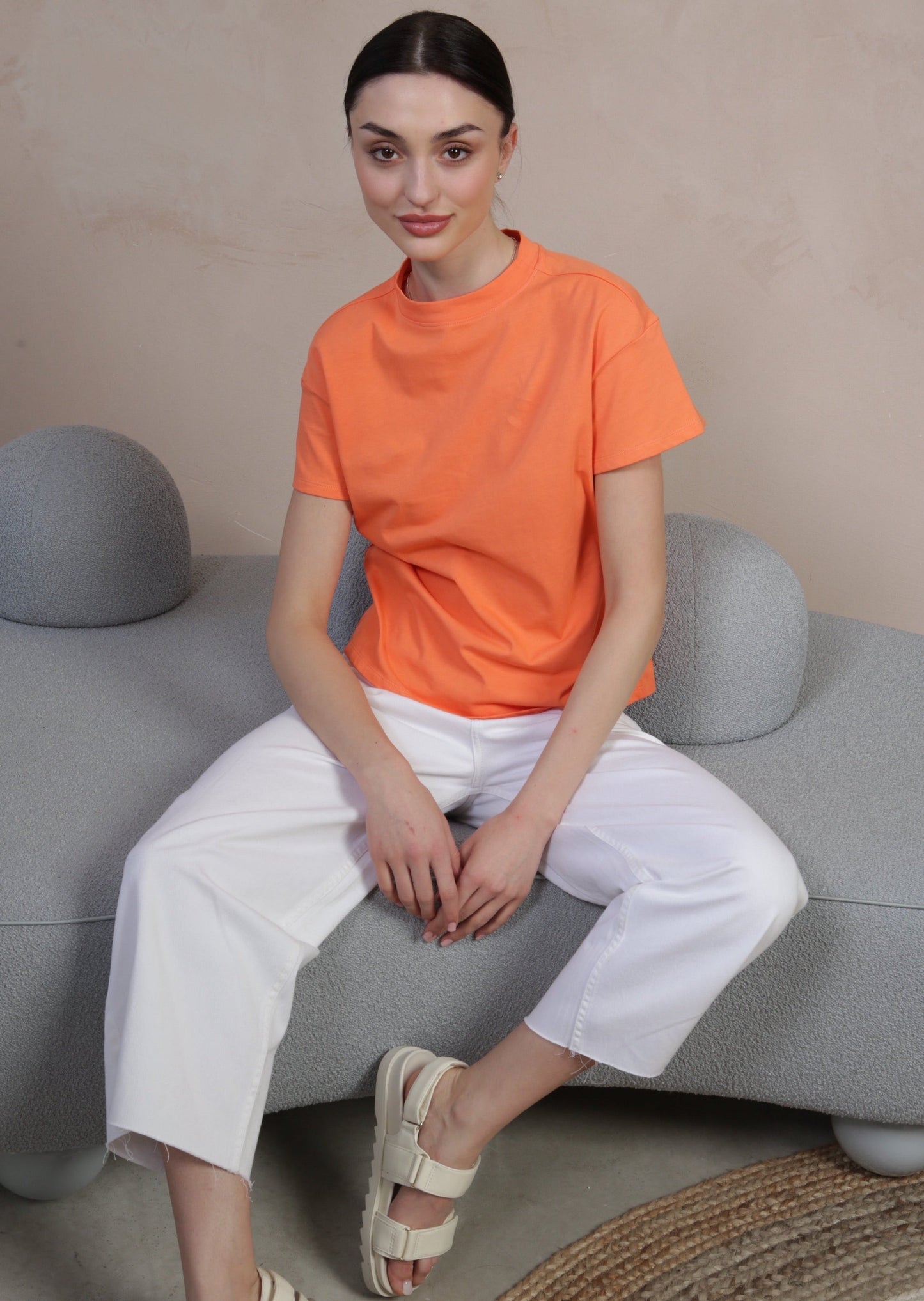 Orange Relaxed T-Shirt